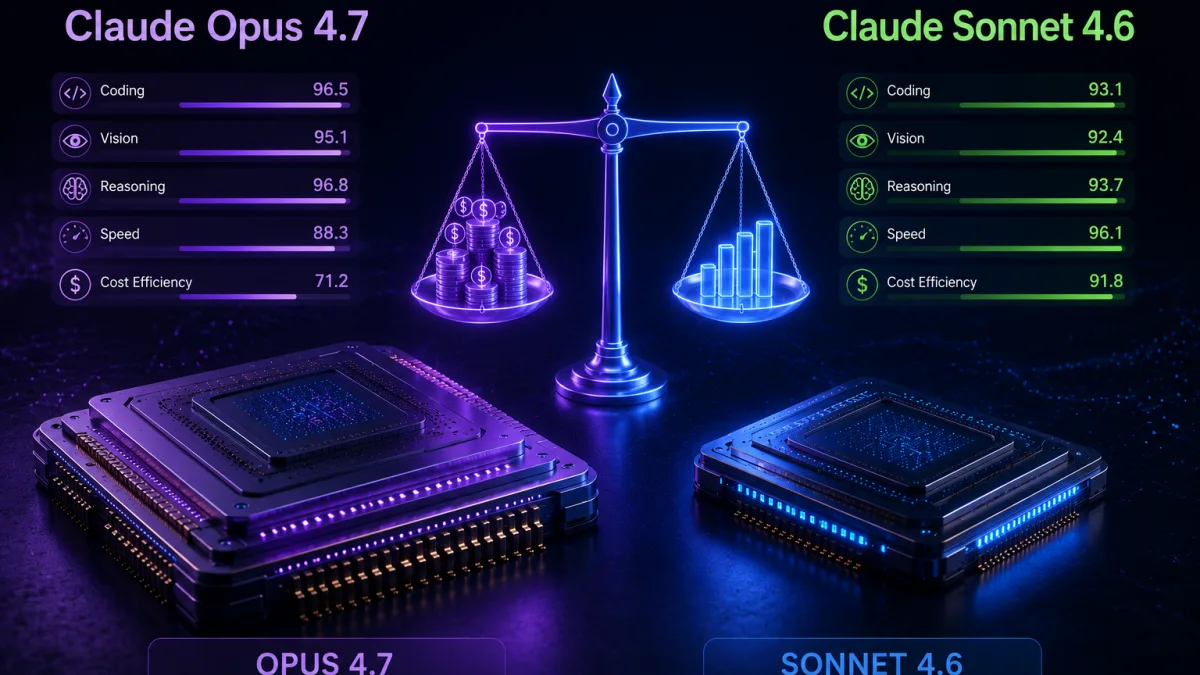 Claude Opus 4.7 vs Sonnet 4.6 — Which AI Should  You Actually Pay For in 2026?
